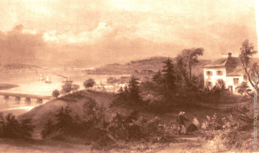 Town of Windsor Nova Scotia circa 1836