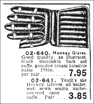 1925 Eaton's Hockey Gauntlet Ad