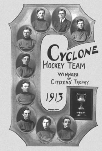 The Cyclone Hockey Team - 1913