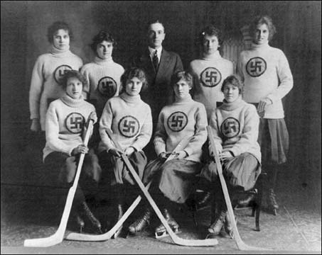 Edmonton Swastikas Hockey Team 1916