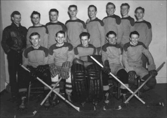 Acadia Ice Hockey Team Photo 1949