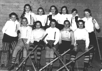 Windsor Academy Girls Hockey Team 1936