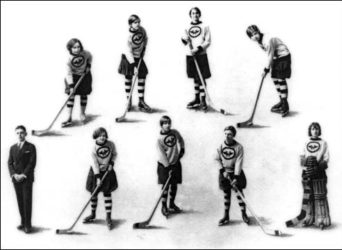 Wolfville Women’s Ice Hockey Team 1928