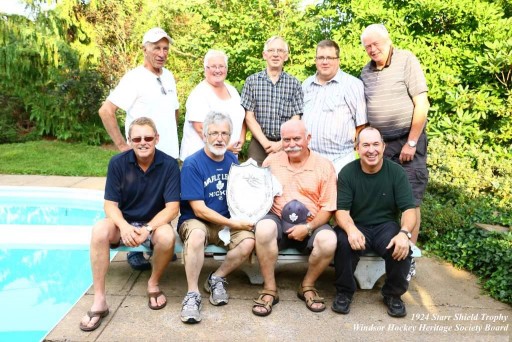 1924 Starr Shield with Windsor Hockey Heritage Board