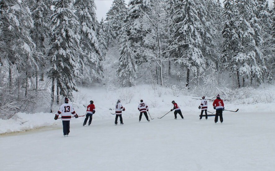 Hockey on Long Pond at the 2016 Long Pond Heritage Classic